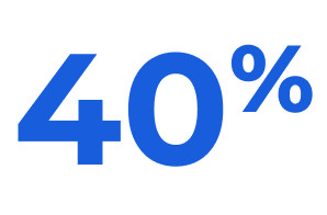 40%